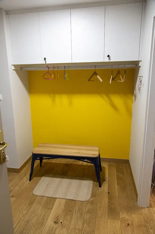 Le vestiaire du cabinet